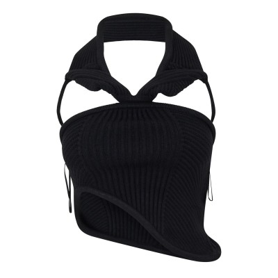 дамски,плетени,дрехи,off,white,rib,knit,top,black