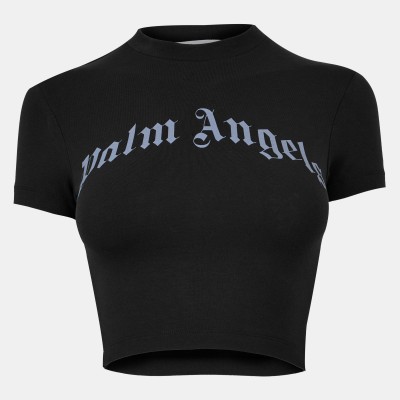 дамски,топове,palm,angels,women,s,slim,fit,cropped,baby,tee,black