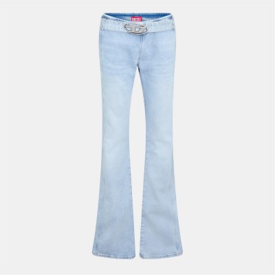 дънки,дамски,дънки,diesel,women's,bootcut,jeans,blue,denim
