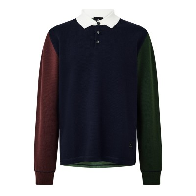 блуза,с,яка,мъжки,тениски,ps,paul,smith,men,s,fine,knit,long,sleeve,merino,polo,shirt,navy,49