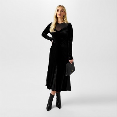 рокля,дамски,поли,и,рокли,biba,archive,velvet,dress,black