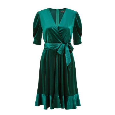 рокля,дамски,поли,и,рокли,mela,london,mela,wrov,sktr,dress,ld99,green