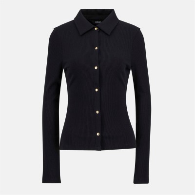 дамски,плетени,дрехи,barbour,international,chloe,ribbed,top,black