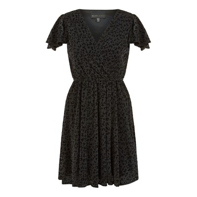 рокля,дамски,поли,и,рокли,mela,london,mela,wrapover,dress,ld99,black