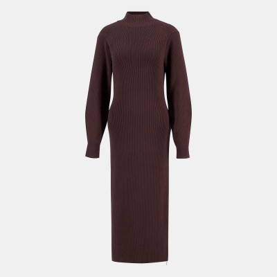 дамска,рокля,дамски,поли,и,рокли,barbour,international,women,s,b,intense,kaia,knitted,jumper,dress,chocolate