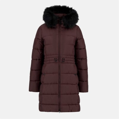 яке,дамски,якета,и,палта,barbour,international,women's,anastasia,detachable,hood,slim,fit,medium,puffer,jacket,red,velvet