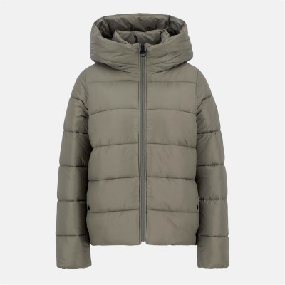 яке,дамски,якета,и,палта,barbour,international,women's,olivios,hooded,long,sleeve,full,zip,short,puffer,jacket,dusky,khaki