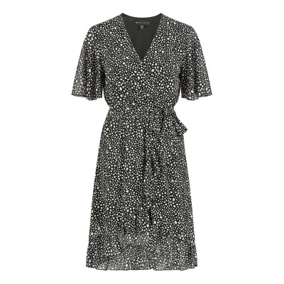 дамски,поли,и,рокли,mela,london,mela,frill,wrap,dres,ld99,black