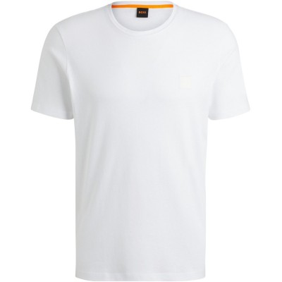 тениска,облекла,на,разпродажба,мъжки,тениски,boss,men's,regular,fit,tales,t,shirt,white,100