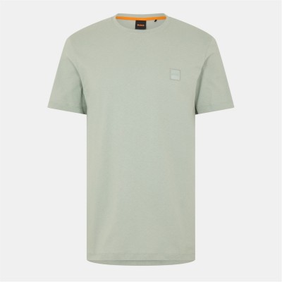 тениска,мъжки,тениски,boss,men's,regular,fit,tales,t,shirt,open,green,351