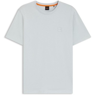 тениска,облекла,на,разпродажба,мъжки,тениски,boss,men's,regular,fit,tales,t,shirt,lt,grey,053