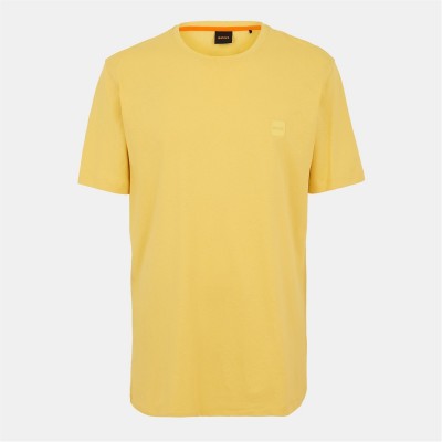 тениска,облекла,на,разпродажба,мъжки,тениски,boss,men's,regular,fit,tales,t,shirt,open,yellow,751