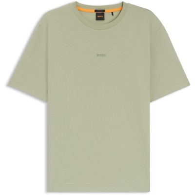 тениска,мъжки,тениски,boss,men's,oversized,t,shirt,open,green