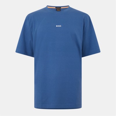 тениска,облекла,на,разпродажба,мъжки,тениски,boss,men's,oversized,t,shirt,open,blue