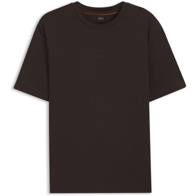 тениска,мъжки,тениски,boss,mens,boss,orange,oversized,tchup,t,shirt,with,logo,detail,brown,207