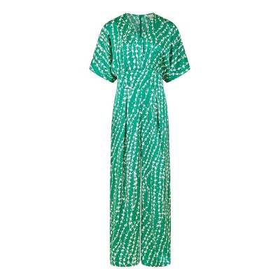 дамски,летни,гащеризони,yumi,yumi,green,abstract,print,kimono,jumpsuit,green