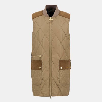 дамски,елек,дамски,якета,и,палта,barbour,women,s,lydia,diamond,quilted,sleeveless,gilet,brown,tartan