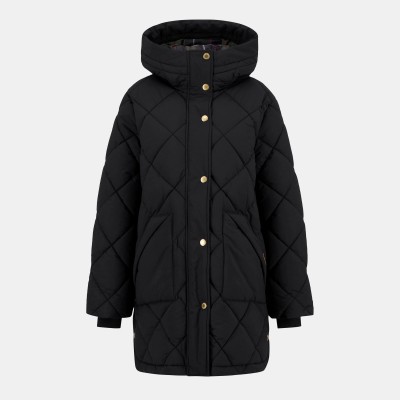 дамско,яке,дамски,якета,и,палта,barbour,women,s,kailyn,hooded,long,sleeve,medium,puffer,jacket,black,c,tartan