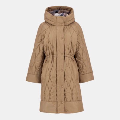 дамско,яке,дамски,якета,и,палта,barbour,women,s,celine,diamond,quilted,hooded,long,sleeve,quilted,jacket,brown,tartan