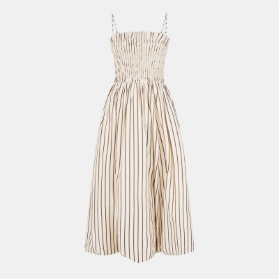 рокля,дамски,поли,и,рокли,amylynn,women's,polly,maxi,dress,beige,stripe