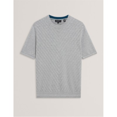 тениска,ted,baker,ted,stitch,tshirt,sn61,lt,grey