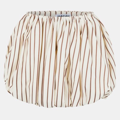 amylynn,women,s,claudia,balloon,skirt,beige,stripe