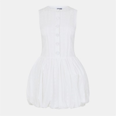 рокля,дамски,поли,и,рокли,amylynn,women's,puff,sleeve,mini,dress,white