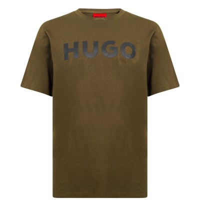 тениска,мъжки,тениски,hugo,dulivio,t,shirt,khaki,304