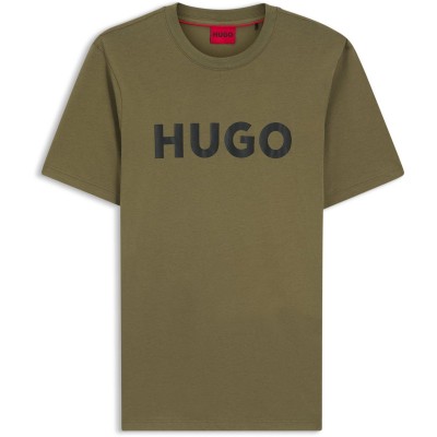 тениска,мъжки,блузи,с,яка,мъжки,тениски,мъжки,потници,hugo,dulivio,t,shirt,open,green
