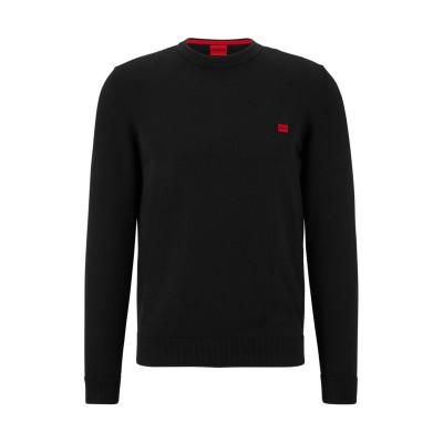 пуловер,мъжки,пуловери,hugo,san,cassius,c,jumper,black,001