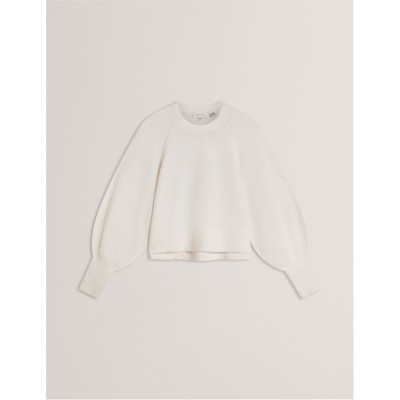 пуловер,дамски,плетени,дрехи,ted,baker,ted,crew,neck,jumper,ld61,ivory