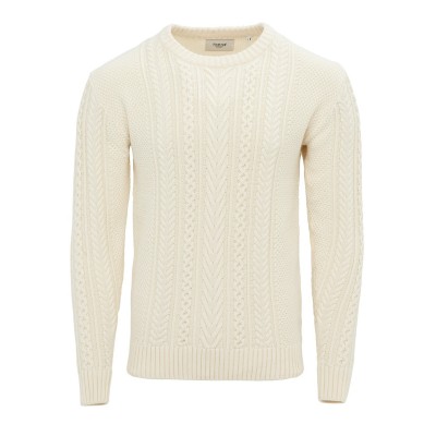 пуловер,промоция,на,зимни,облекла,мъжки,пуловери,firetrap,mens,cable,knit,jumper,ecru
