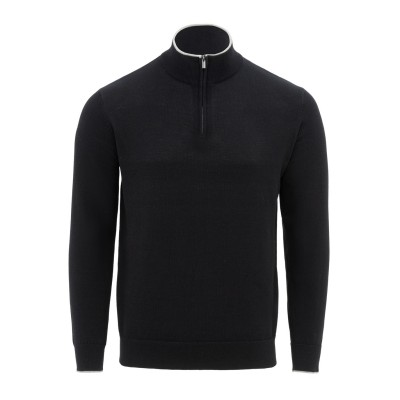 пуловер,промоция,на,зимни,облекла,мъжки,пуловери,firetrap,mens,jumper,polo,blk,gry