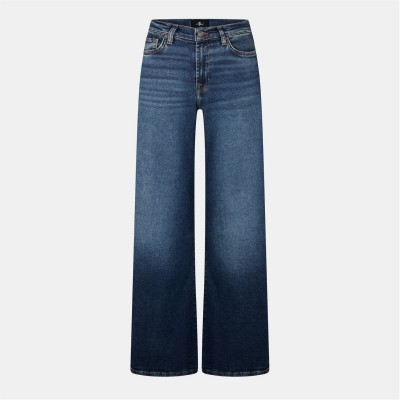 дънки,дамски,дънки,7,for,all,mankind,women's,lotta,wide,leg,jeans,dark,blue