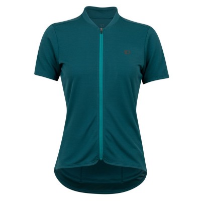 фланелка,дамски,топове,облекло,за,колоездене,pearl,izumi,quest,jersey,drk,spruce,teal