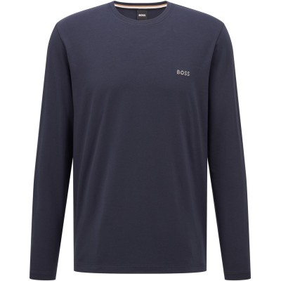 тениска,мъжки,тениски,boss,long,sleeve,t,shirt,navy,403