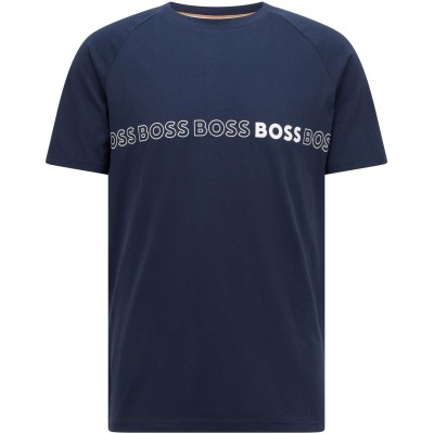 тениска,мъжки,тениски,boss,logo,slim,t,shirt,navy,413