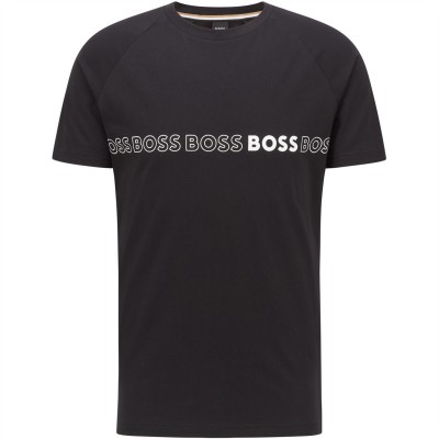тениска,мъжки,тениски,boss,logo,slim,t,shirt,black,001
