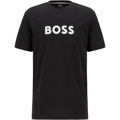 тениска,зимни,аксесоари,мъжки,тениски,boss,round,neck,logo,t,shirt,black,004