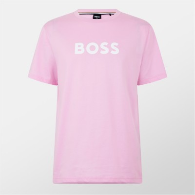 тениска,мъжки,тениски,boss,logo,print,t,shirt,lt,pink,681