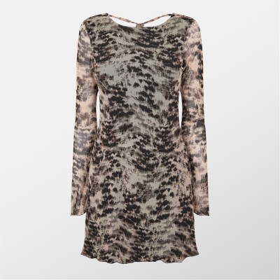 дамска,рокля,дамски,поли,и,рокли,дамски,облекла,размер,firetrap,tie,dye,mini,dress,womens,black,multi
