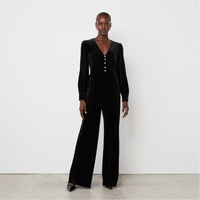 дамски,летни,гащеризони,finery,women's,posie,jumpsuit,black