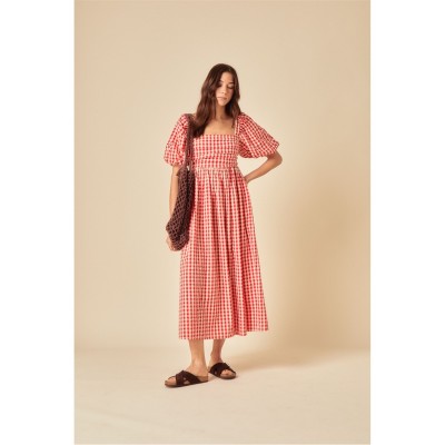 рокля,дамски,поли,и,рокли,nobodys,child,women's,nova,a,line,dress,red