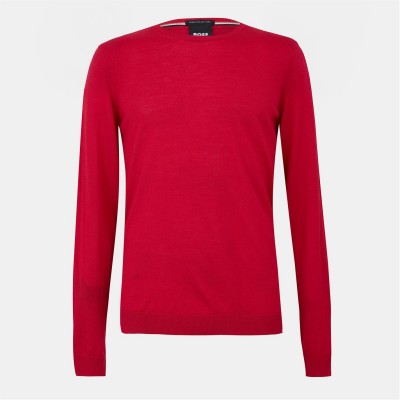пуловер,мъжки,пуловери,boss,leno,knit,jumper,bright,red