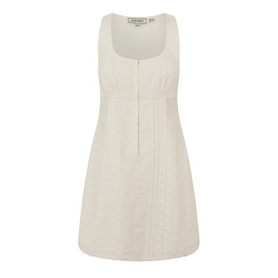 рокля,дамски,поли,и,рокли,jack,wills,broderie,corset,dress,vintage,white