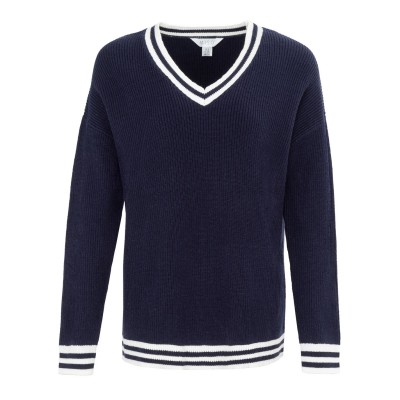 пуловер,дамски,плетени,дрехи,miso,v,neck,jumper,women,navy