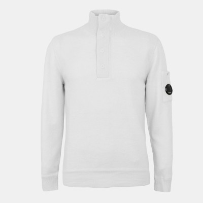 cp,company,men,s,crew,neck,jumper,gauze,white,103