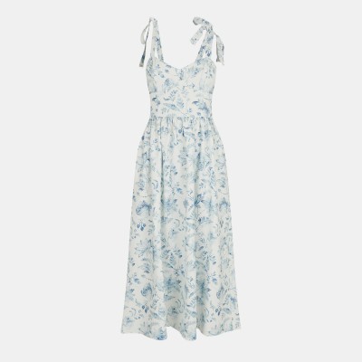 дамска,рокля,дамски,поли,и,рокли,french,connection,women,s,serenity,a,line,dress,cream,blue