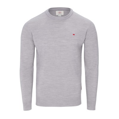 пуловер,мъжки,пуловери,lee,cooper,cooper,long,sleeve,crew,neck,jumper,light,grey