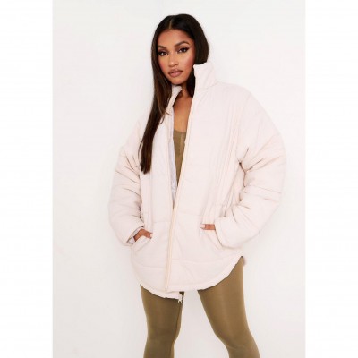 дамско,яке,missy,empire,women,s,oversized,long,sleeve,medium,puffer,jacket,stone